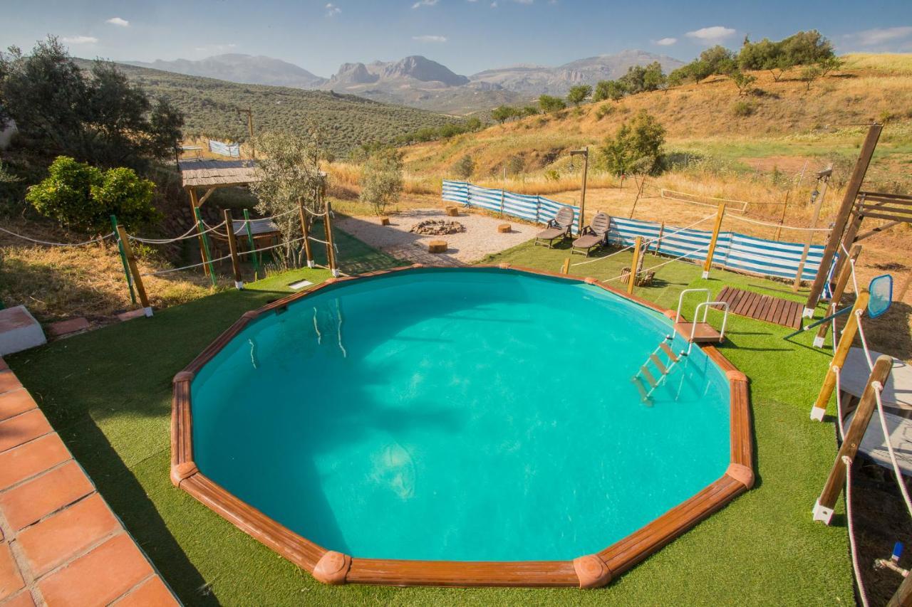 Finca Pil - Casa Rural Con Piscina Ríogordo Exteriör bild